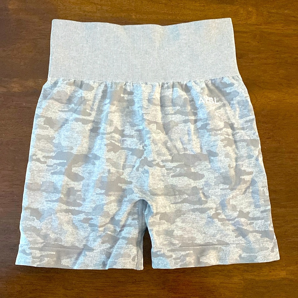 AYBL evolve camo seamless shorts grey S